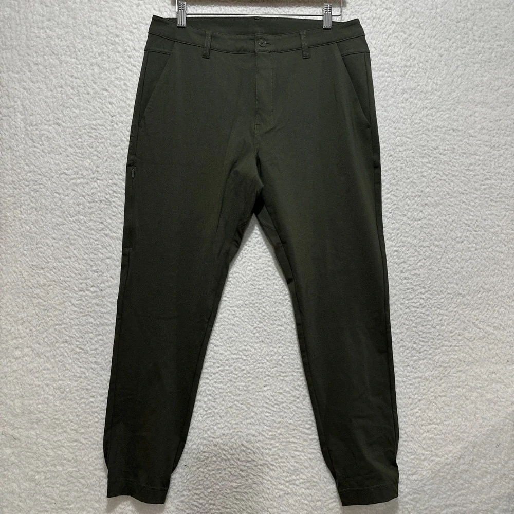 BYLT Premium‎ Basics Everyday Jogger Pants Men's Size 36Tech Skinny Fit Green